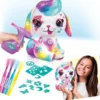 Airbrush Plush - Hunde Bamse - Med 4 Farver Og Skabeloner