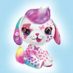 Airbrush Plush - Hunde Bamse - Med 4 Farver Og Skabeloner