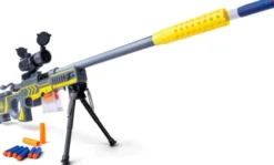 Air Shooter - Sniper Riffel - Sæt Med 20 Skumpile Og Tilbehør