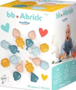 Aktivitetslegetøj - Plug In Legekæde - Ecoiffier Abrick - 16 Dele