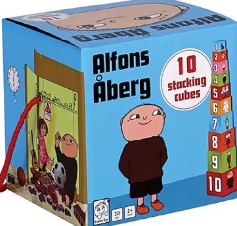 Alfons Åberg - Stableklodser Med Tal Og Figurer