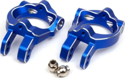 Aluminium C-Hub Set - Blue/Left/Right - Mv150483 - Maverick Rc