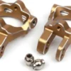 Aluminium C-Hub Set - Gold/Left/Right - Mv150481 - Maverick Rc