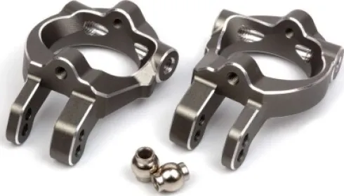 Aluminium C-Hub Set - Grey/Left/Right - Mv150482 - Maverick Rc
