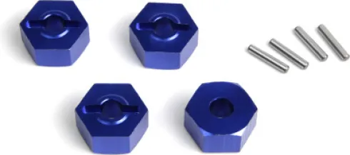 Aluminium 14Mm Hex Hub Set - Blue/4Pcs - Mv150473 - Maverick Rc