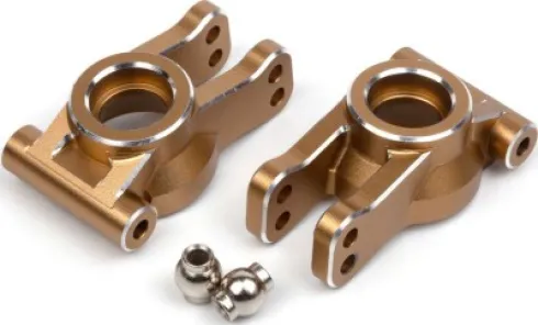 Aluminium Rear Hub Set - Gold/2Pcs - Mv150487 - Maverick Rc