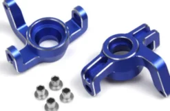 Aluminium Steering Spindle Set - Blue/Left/Right - Mv150486 - Maverick Rc
