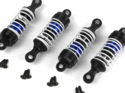 Aluminum Oil-Filled Shock Absorber Set Blue/4Pc - Mv150555 - Maverick Rc