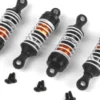 Aluminum Oil-Filled Shock Absorber Set Orange/4Pc - Mv150557 - Maverick Rc