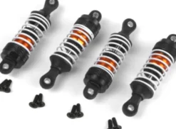 Aluminum Oil-Filled Shock Absorber Set Orange/4Pc - Mv150557 - Maverick Rc