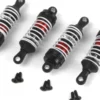 Aluminum Oil-Filled Shock Absorber Set Red/4Pc - Mv150556 - Maverick Rc