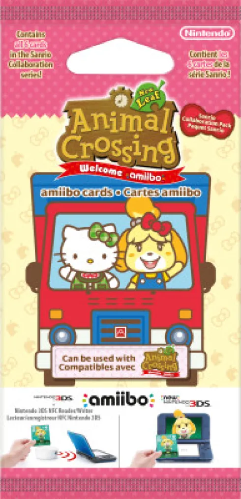 Animal Crossing Amiibo Kort - New Leaf + Sanrio