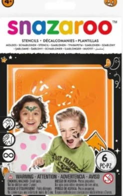 Ansigtsmaling Skabeloner - Halloween - 6 Stk - Snazaroo