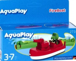 Aquaplay - Brandbåd Med Figur - 273