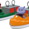 Aquaplay Figurer - Bjørn Og Flodhest Med Containerskibe