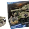 Armored Vehicle W/Friction, Light, Sound & Try-Me - Klx Toys