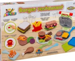 Artkids - Modellervoks Sæt Med Tilbehør- Burger Restaurant