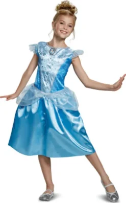 Askepot Kostume Til Børn - 128 CM