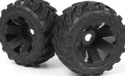 Assembled Wheel & Tyre Set - Mt/2Pcs - Mv151064 - Maverick Rc