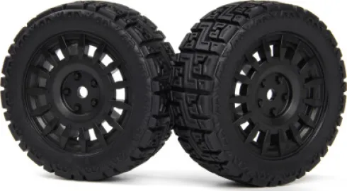 Assembled Wheel & Tyre Set - 2Pcs - 548007 - Blackzon