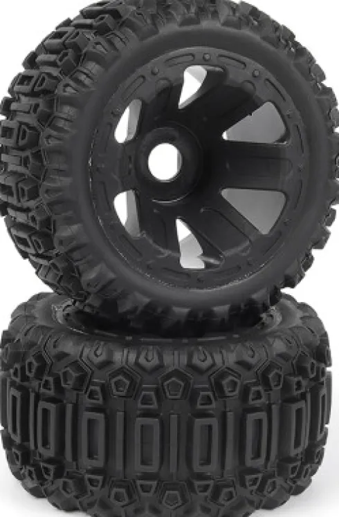 Assembled Wheel & Tyre Set - Tpr/2Pcs - Mv151063 - Maverick Rc