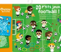 Auzou - Aktivitetskort - 20 Opgaver - Fodbold