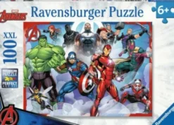 Avengers Puslespil - Marvel - Ravensburger - 100 Xxl Brikker