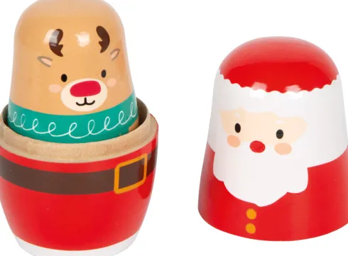 Babushka Dukker - Legetøj Til Børn - Jul - 4 Stk. - Træ - Small Foot