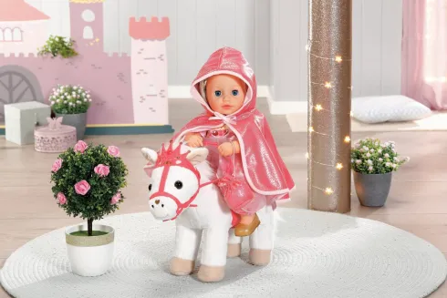 Baby Annabell Dukketøj - Pink Kappe - 36 CM