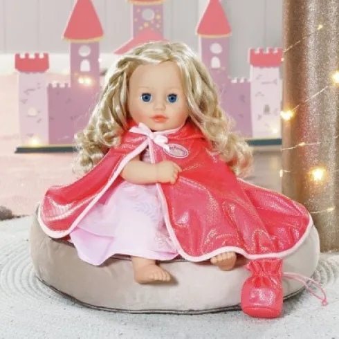 Baby Annabell Dukketøj - Pink Kappe - 36 CM
