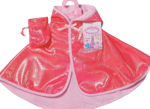 Baby Annabell Dukketøj - Pink Kappe - 36 CM
