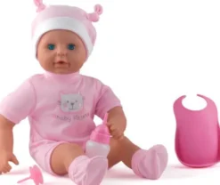 Baby Boohoo 46 CM Med Tårer Og Tilbehør - Lyserødt Tøj