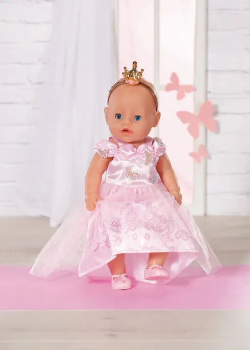 Babyborn Dukketøj - Prinsessekjole - Deluxe - 43 CM