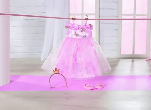 Babyborn Dukketøj - Prinsessekjole - Deluxe - 43 CM