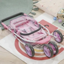 Baby Born - Luksus Blomstret Dukkevogn