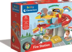 Baby Clementoni - Brandstation Legetøj Med Brandbil