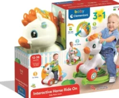 Baby Clementoni - Interactive Horse Ride On - 3-I-1 Gåbil