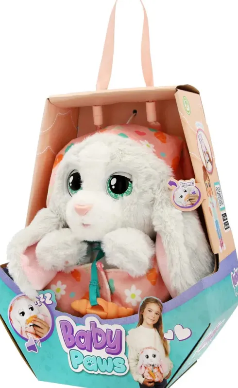 Baby Paws - Interaktiv Kanin Bamse Med Lyd
