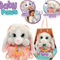 Baby Paws - Interaktiv Kanin Bamse Med Lyd