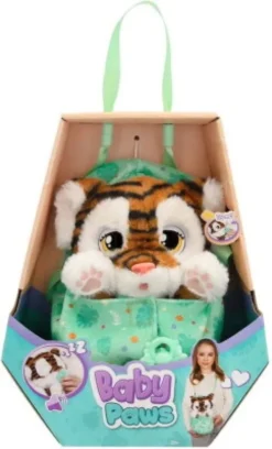 Baby Paws - Interaktiv Tiger Bamse Med Lyd