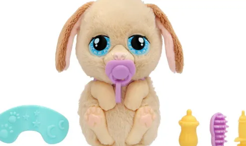 Baby Paws - Just Born - Interaktiv Hundehvalp Bamse - Lyd Og Lys