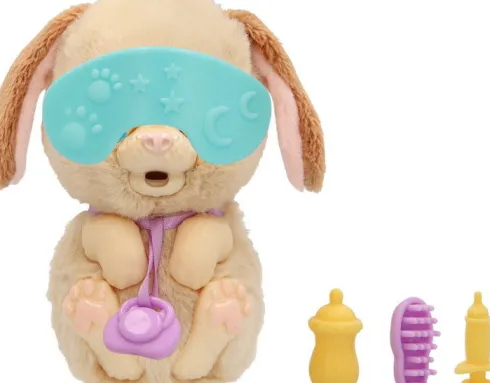 Baby Paws - Just Born - Interaktiv Hundehvalp Bamse - Lyd Og Lys