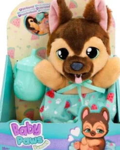 Baby Paws - Yummy - Interaktiv Hund Bamse Med Lyd - Assorteret