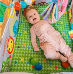 Babytrold - Aktivitetstæppe - Happy Space Play Gym 3I1