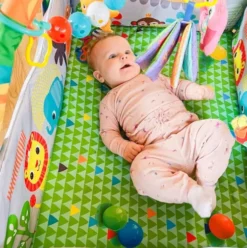 Babytrold - Aktivitetstæppe - Happy Space Play Gym 3I1