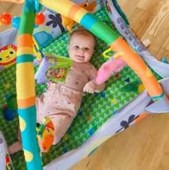Babytrold - Aktivitetstæppe - Happy Space Play Gym 3I1