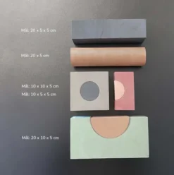 Babytrold - Byggeklodser I Skum - Dusty Rose