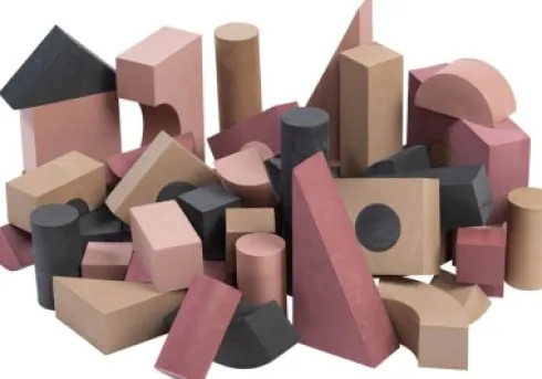 Babytrold - Byggeklodser I Skum - Dusty Rose