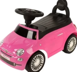 Babytrold - Fiat 500 - Gåbil - Pink