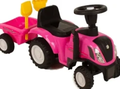 Babytrold - Gåbil - Traktor - Pink